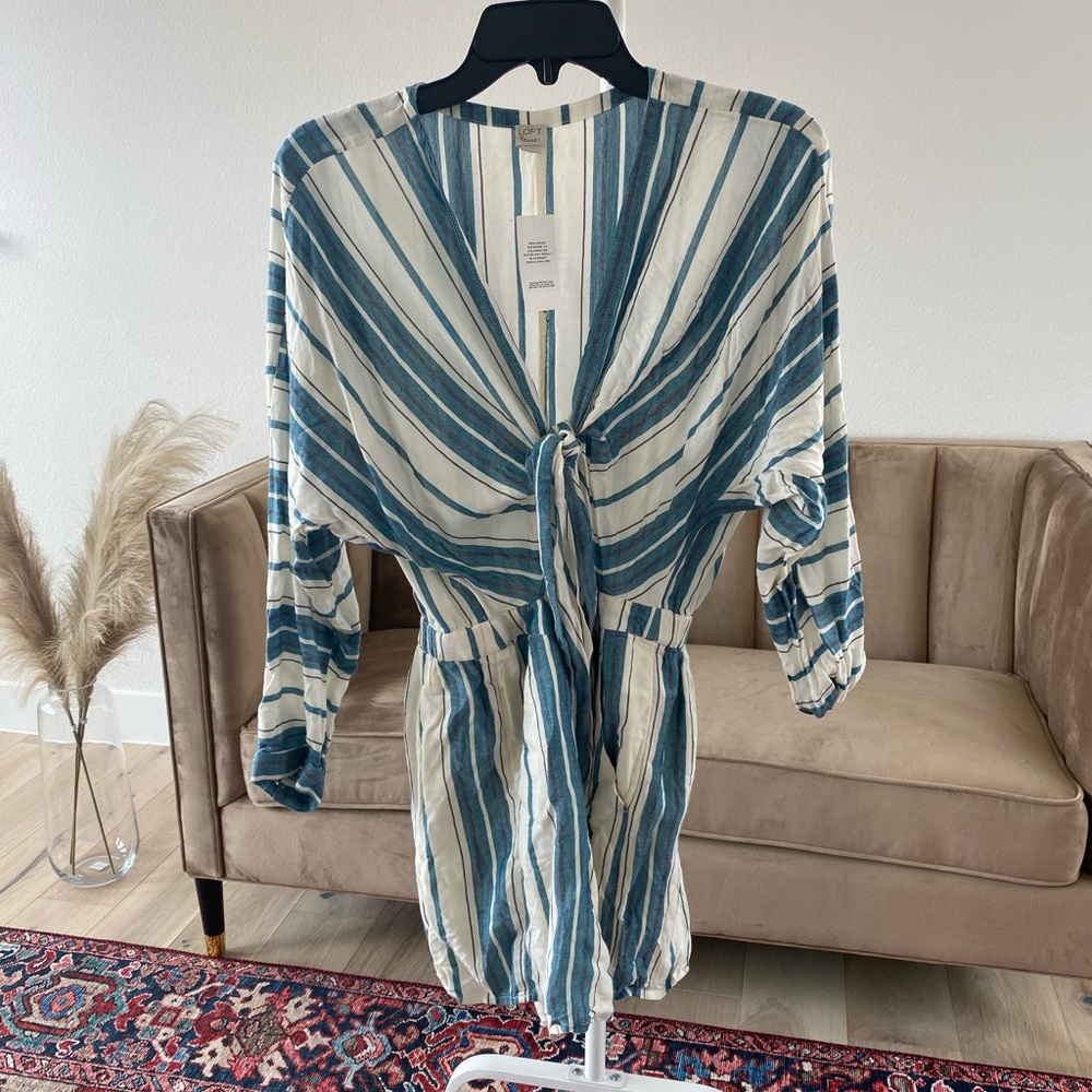 Ann Taylor Loft Beach Romper NWT